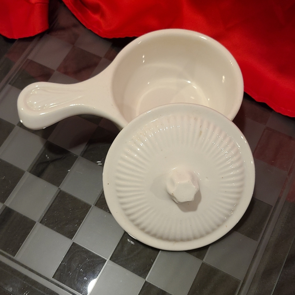 Soup bowl with lid for sale today